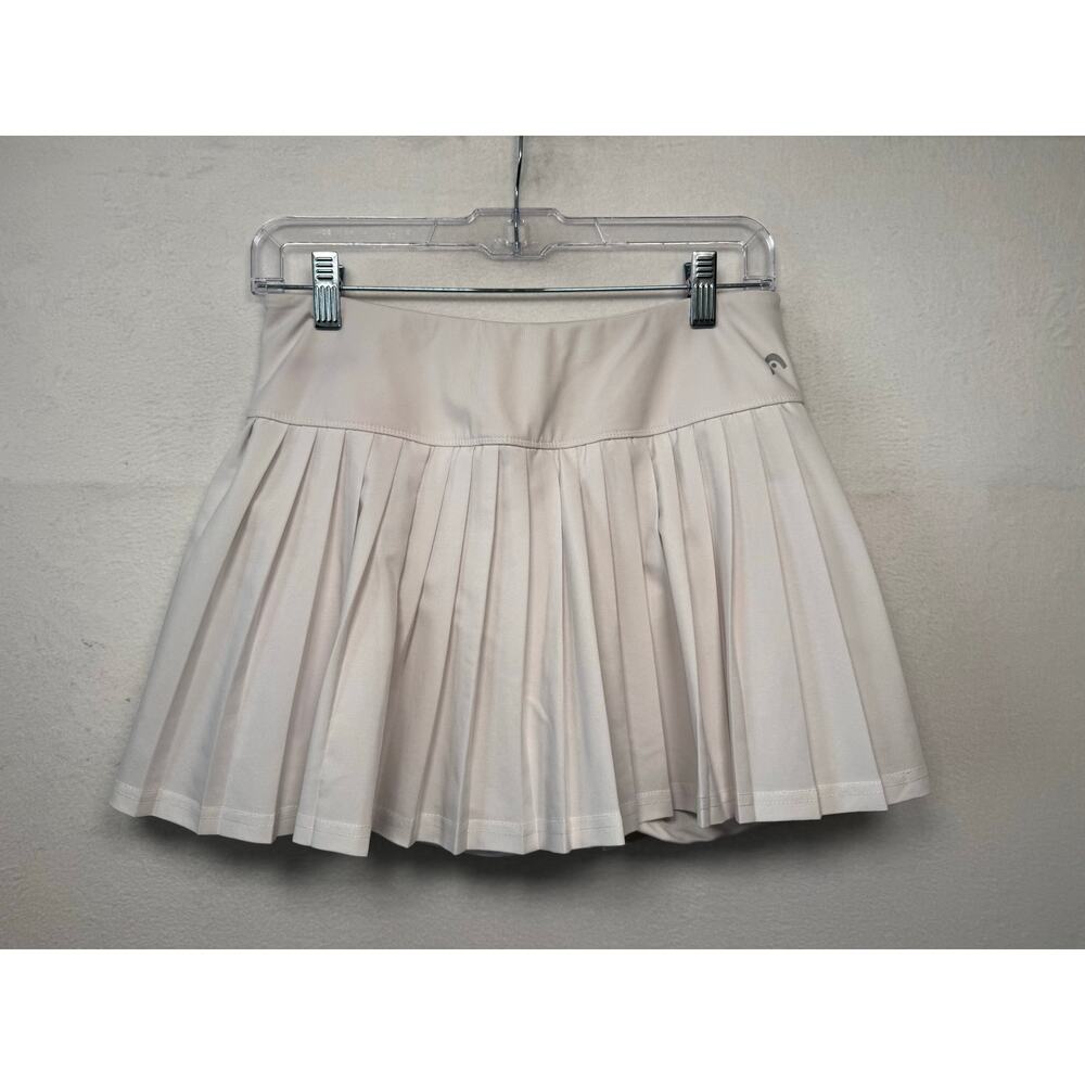 Head Pleated Performance Skort, White, Size Medium, Golf, Tennis, Pickleball